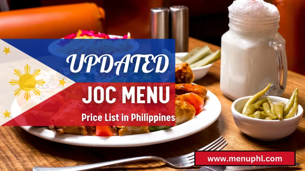 JOC MENU PHILIPPINES