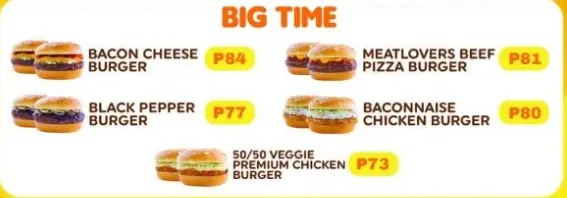 MINUTE BURGER PREMIUM BURGER PRICES