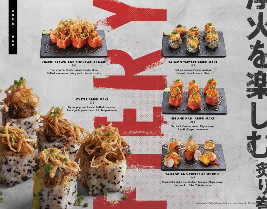 OOMA ABURI MAKI PRICES