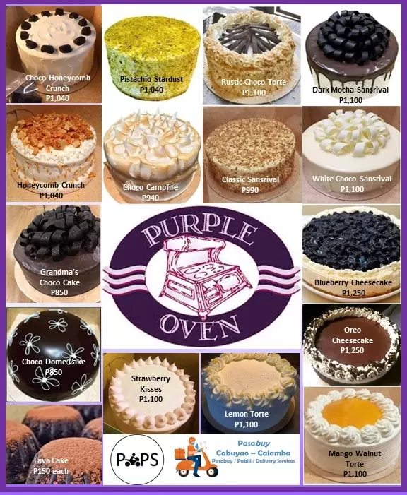 PURPLE OVEN PIES MENU PRICES