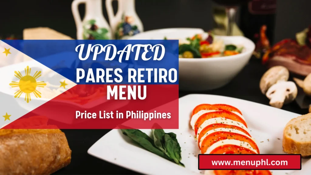 PARES RETRIO MENU PHILIPPINES