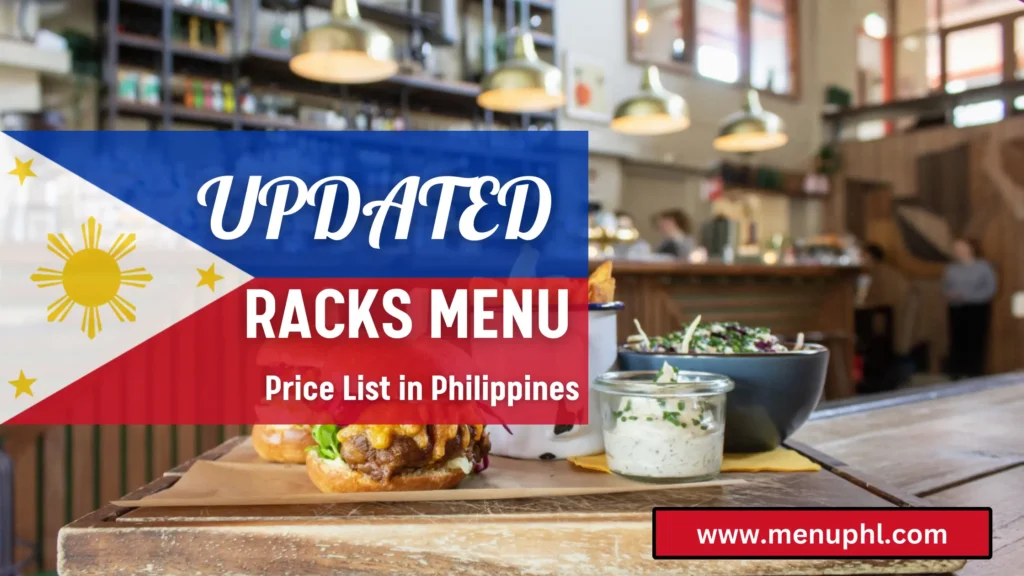 RACKS MENU PHILIPPINES