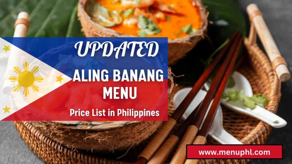 ALING BANANG MENU PHILIPPINES