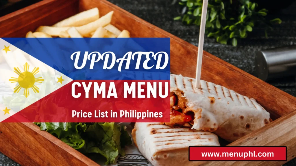 CYMA MENU PHILIPPINES