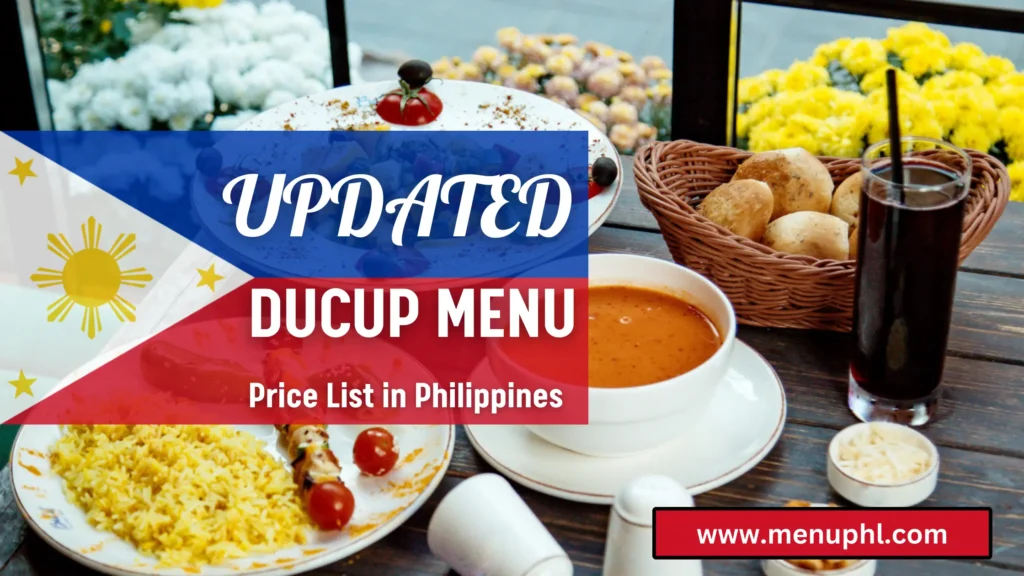 DUCUP MENU PHILIPPINES