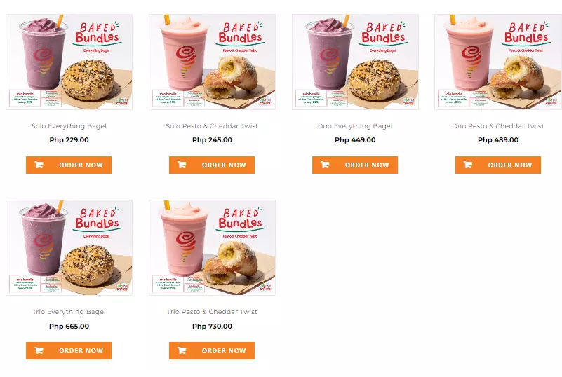 JAMBA JUICE BAKED BUNDLES PRICES