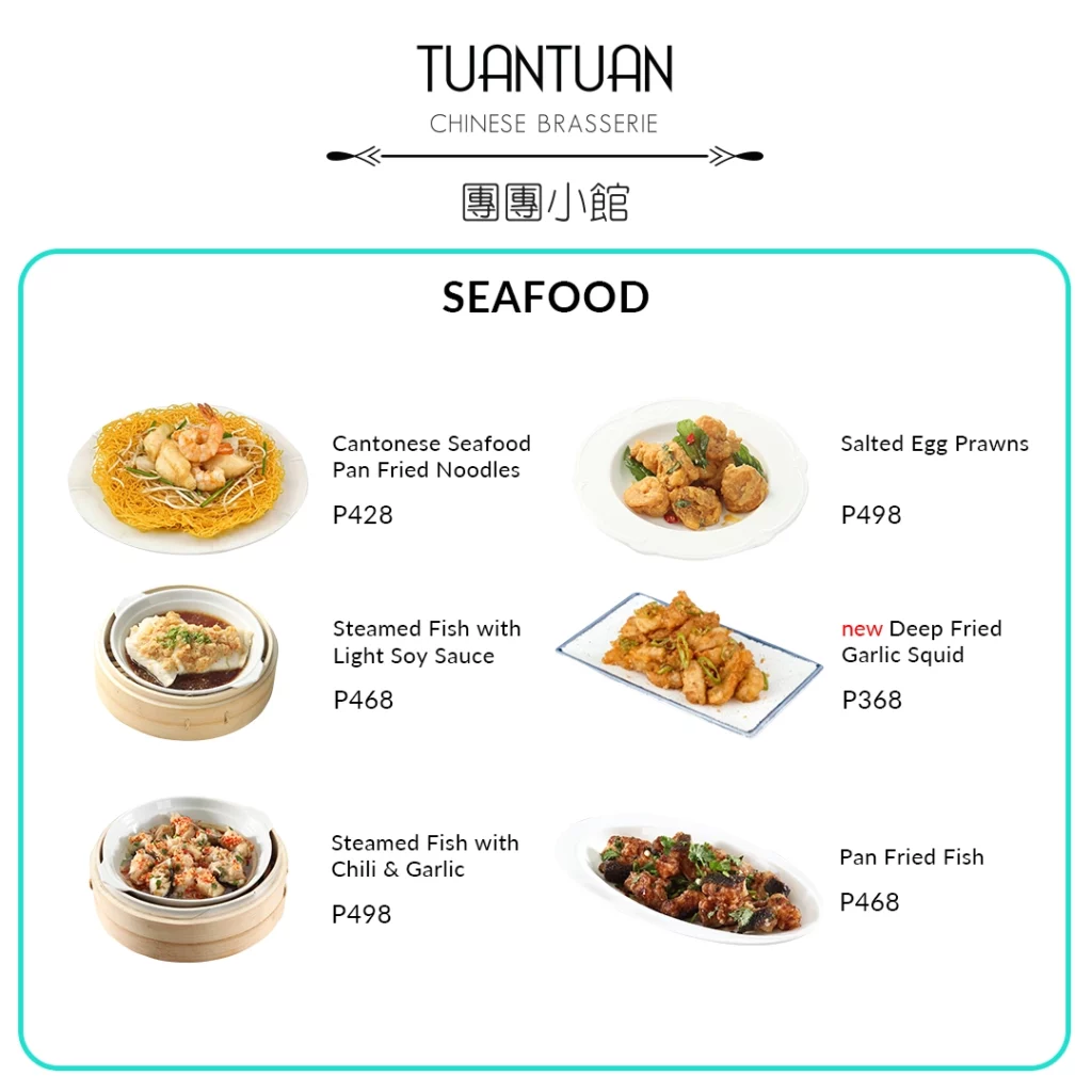 TUAN TUAN SEAFOOD PRICES