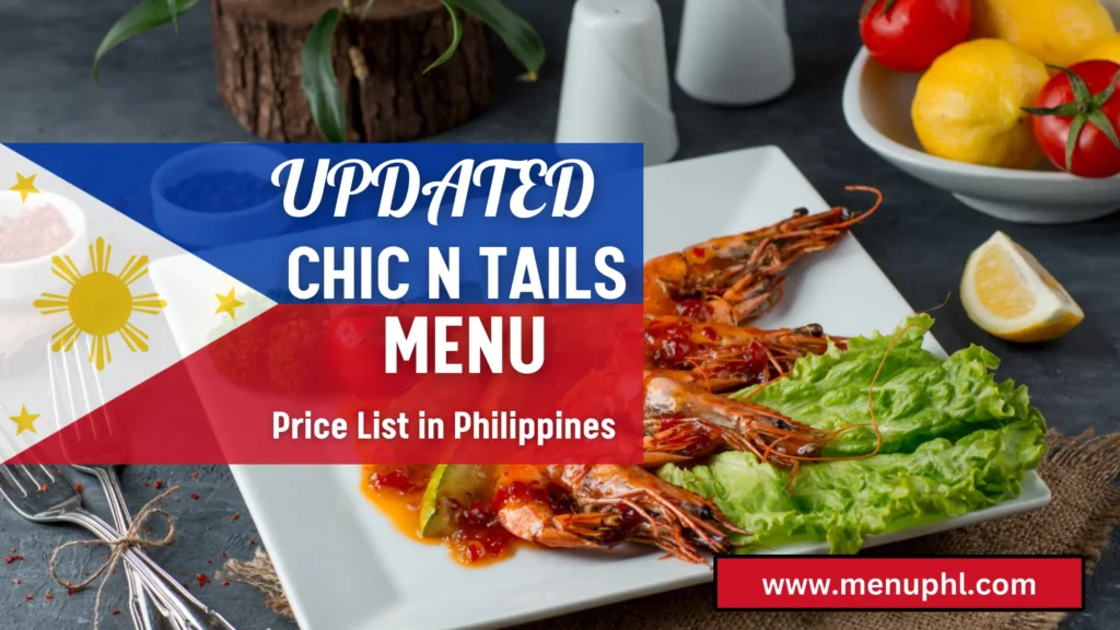 CHIC N TAILS MENU PHILIPPINES