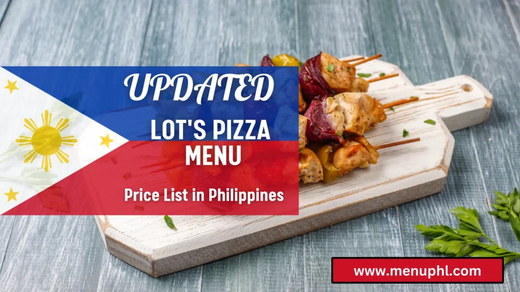 LOTSA PIZZA MENU PHILIPPINES 