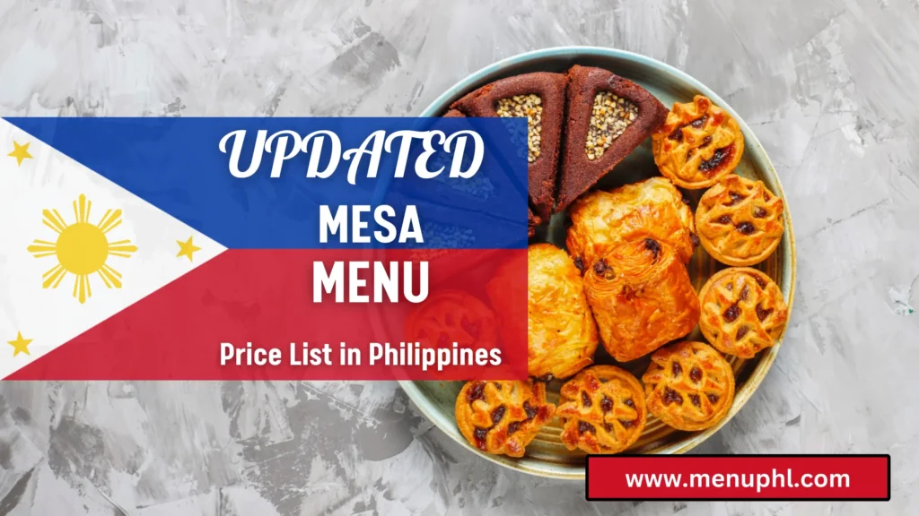 MESA MENU PHILIPPINES