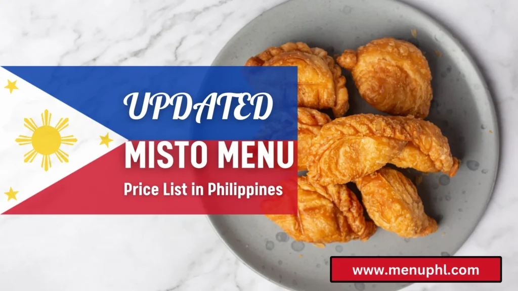 MISTO MENU PHILIPPINES 