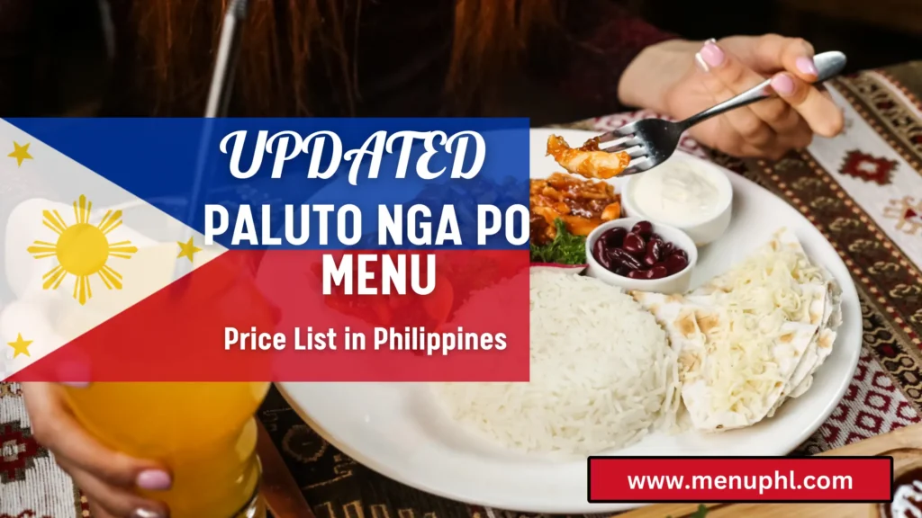 PALUTO NGA PO MENU PHILIPPINES