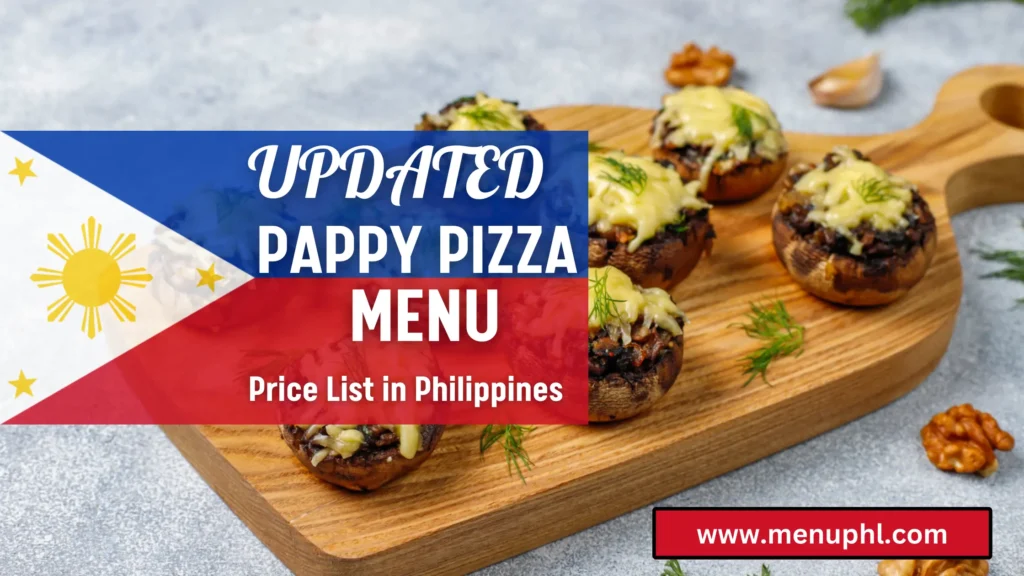 PAPPA PIZZA MENU PHILIPPINES