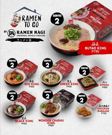 RAMEN NAGI RAMEN MENU WITH PRICES