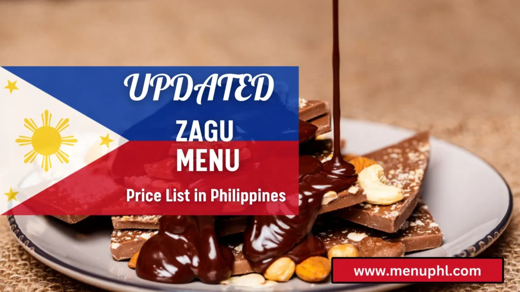 ZAGU MENU PHILIPPINES