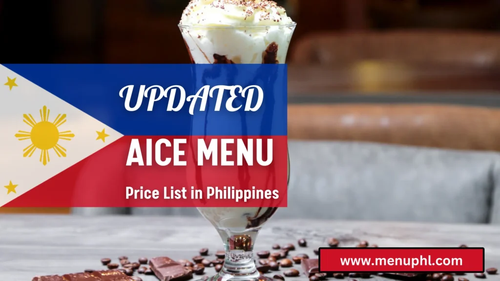 Aice Menu Philippines