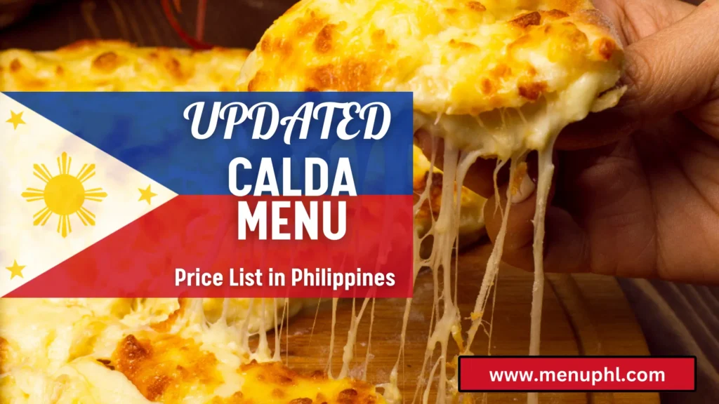 CADLA PIZZA MENU PHILIPPINES 