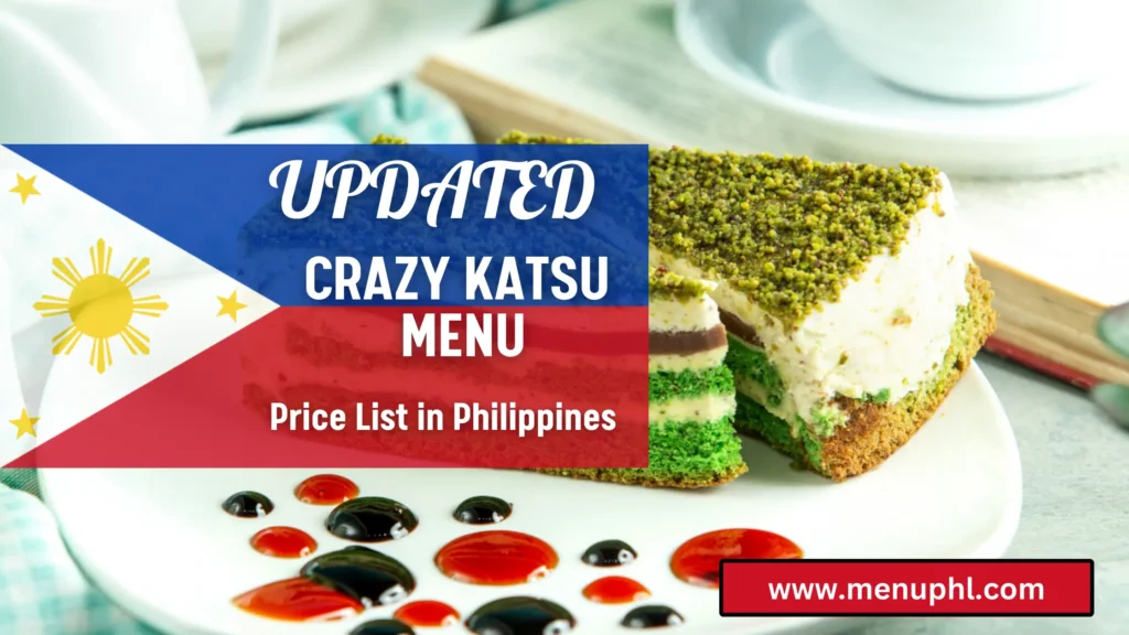 CRZAY KATSU MENU PHILIPPINES