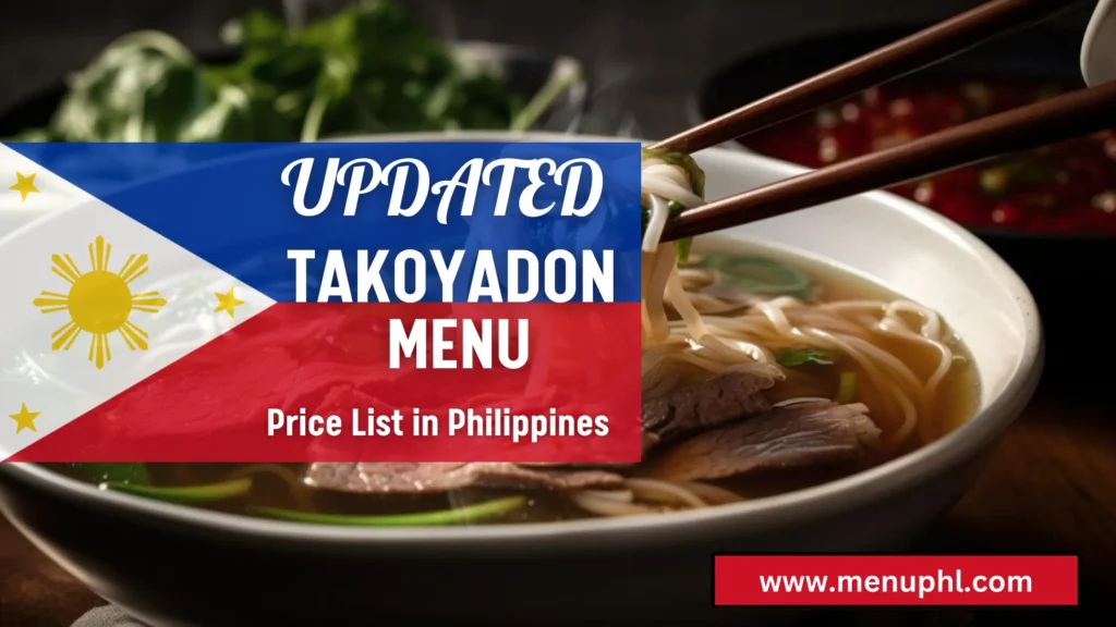 TAKOYADON MENU PHILIPPINES