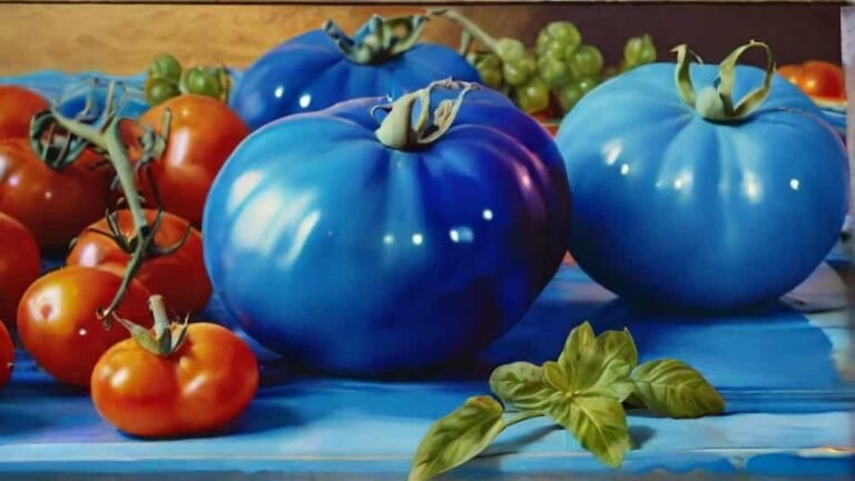 Blue Tomatoes in Art and Culture
