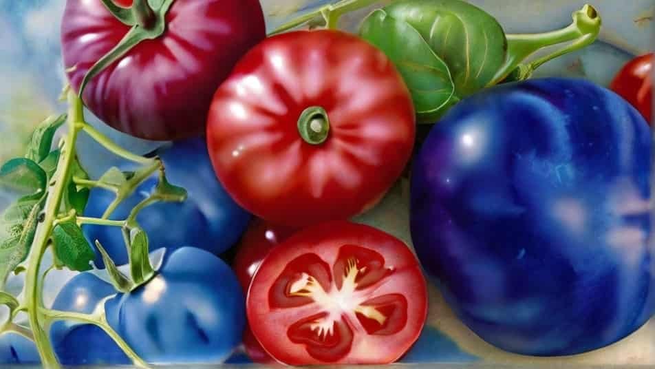 Blue Tomatoes vs. Traditional Reds