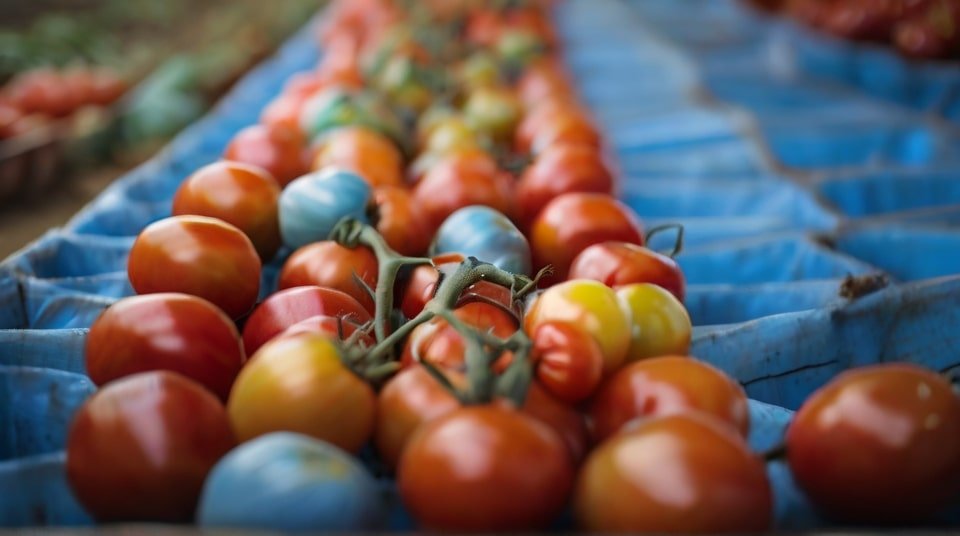 Aesthetics of Blue Tomato Farming