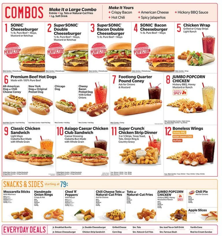 SONIC BREAKFAST MENU PHILIPPINES