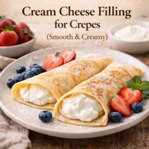 Cream Cheese Filling for Crepes