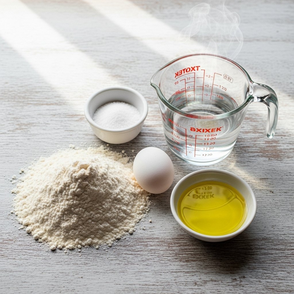 Basic Polish Pierogi Dough Ingredients