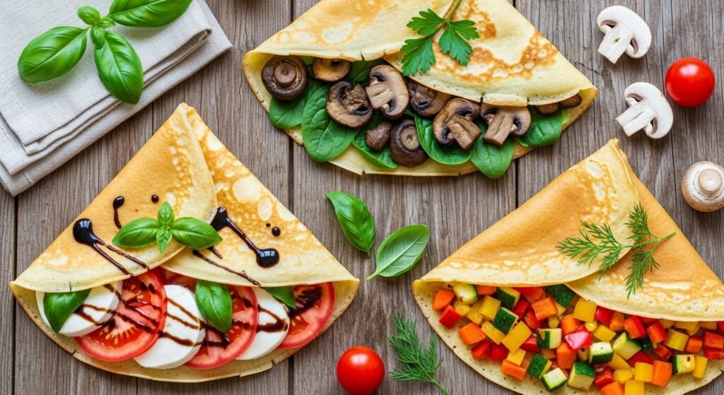 Vegetarian Crepe Filling Ideas