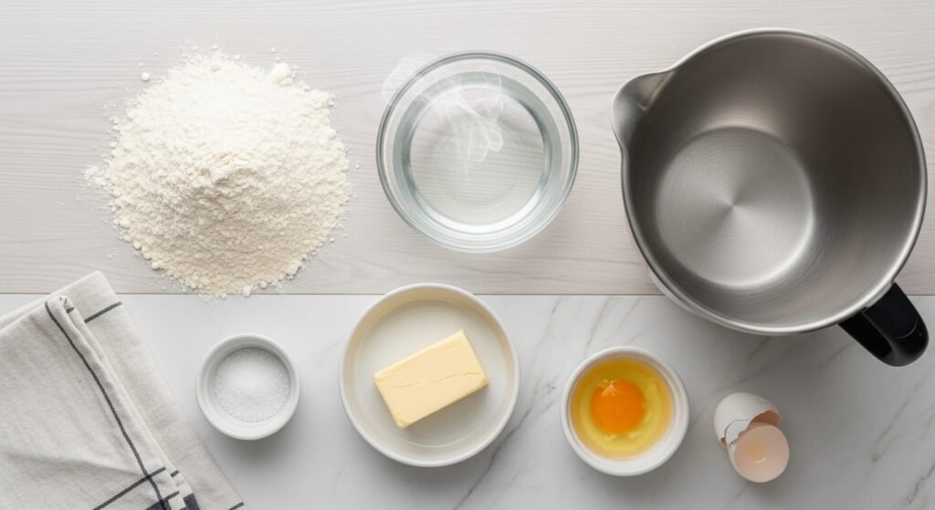 Dough Ingredients for Soft Pierogi