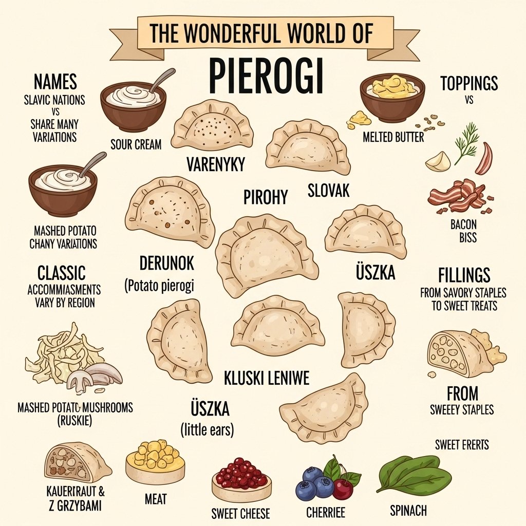 Pierogi Names, Toppings And Fillings