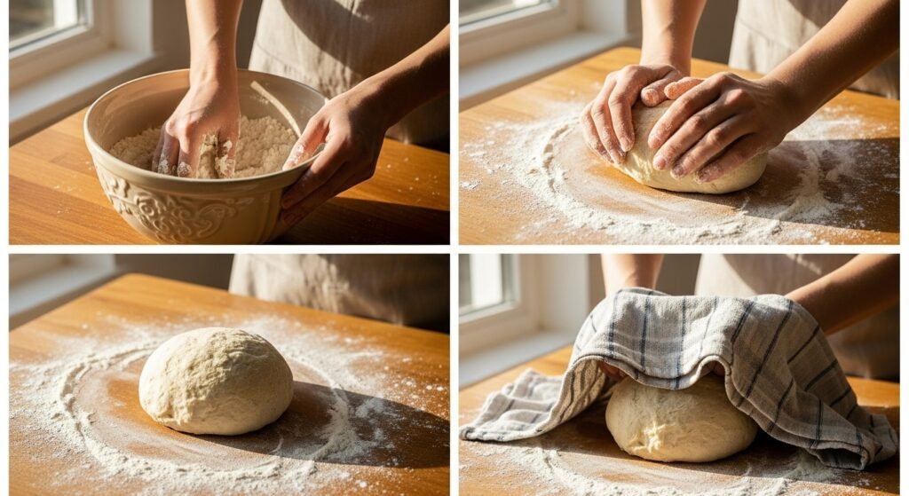Preparing the Dough Step by Step