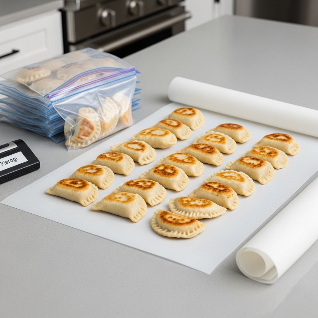 Storing and Freezing Pierogi