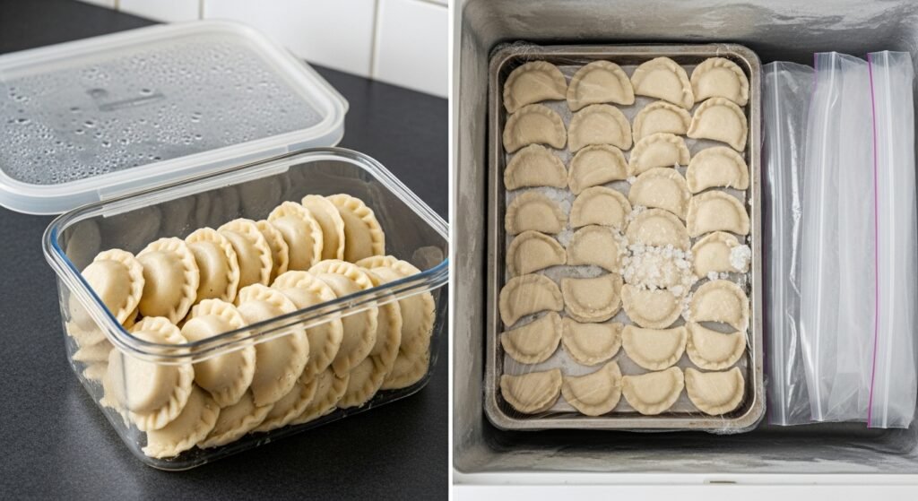 Storing and Freezing Pierogies
