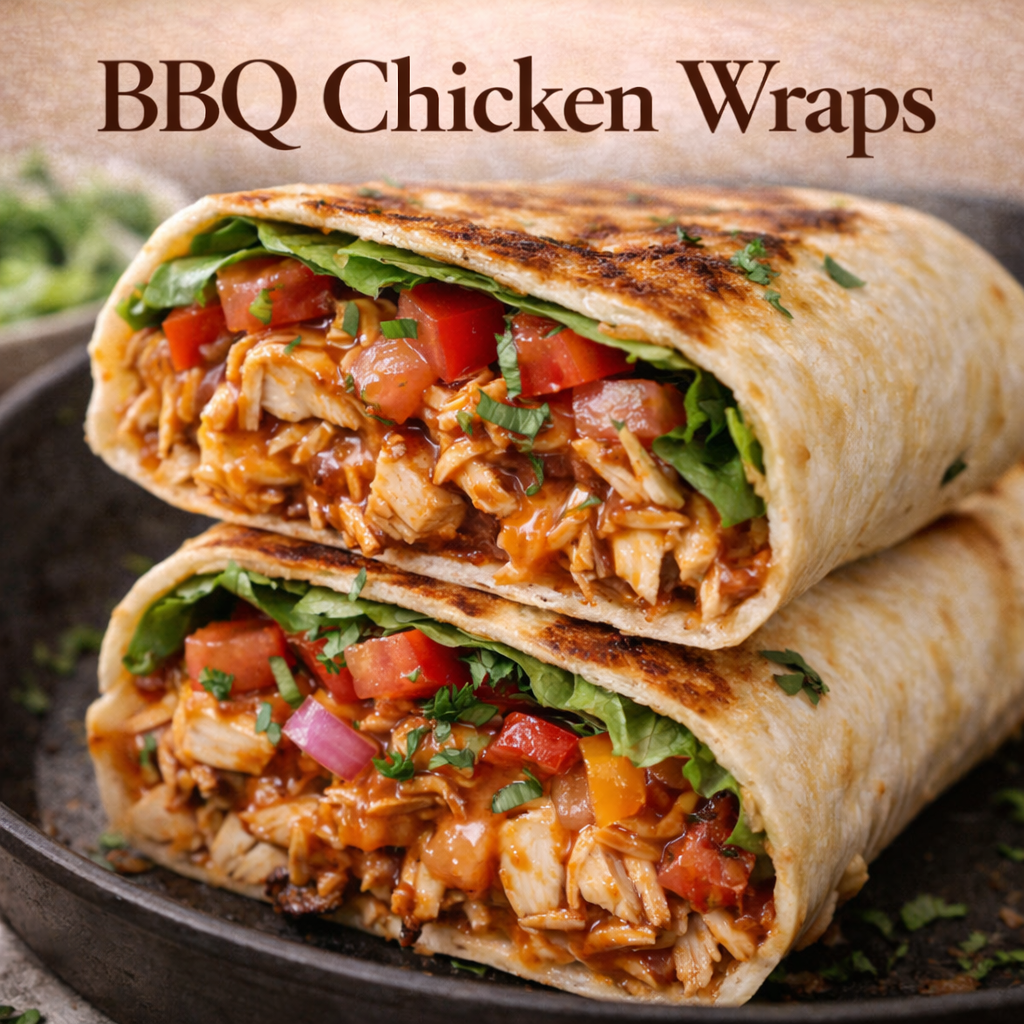 BBQ Chicken Wraps Recipe