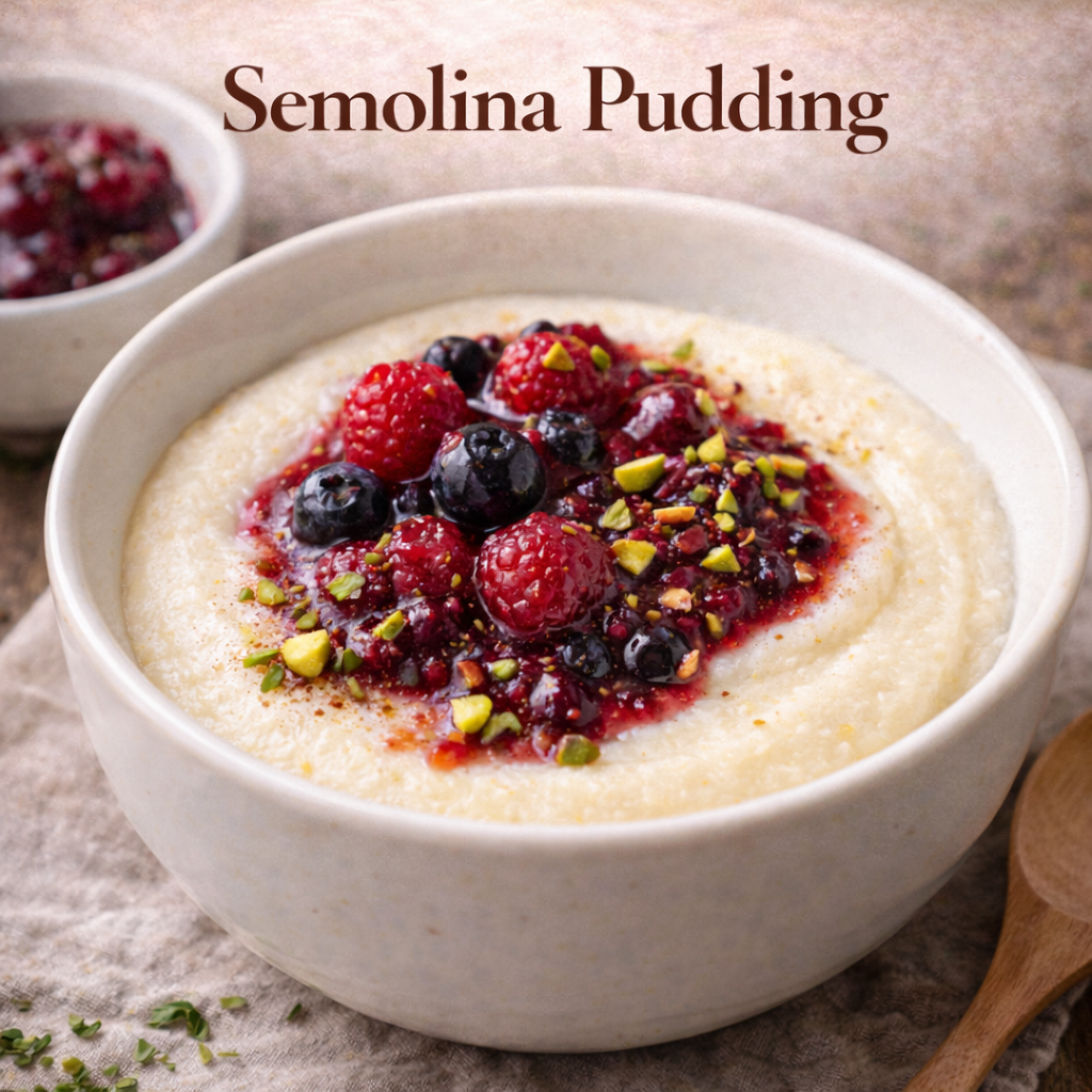 Semolina Pudding Recipe