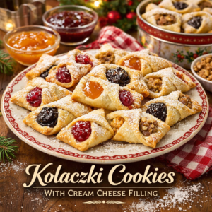 Kolaczki Cookies With Cream Cheese Filling