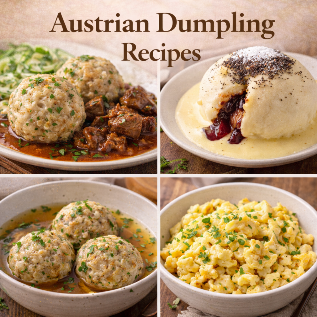 Austrian/German Dumpling Recipes