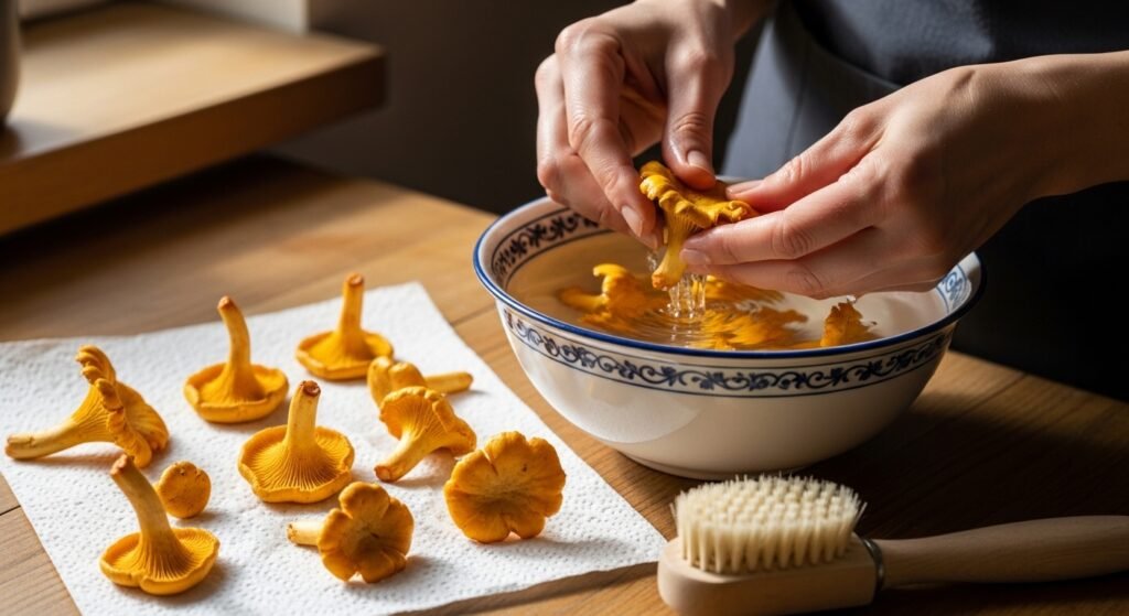 How to Clean Chanterelle Mushrooms