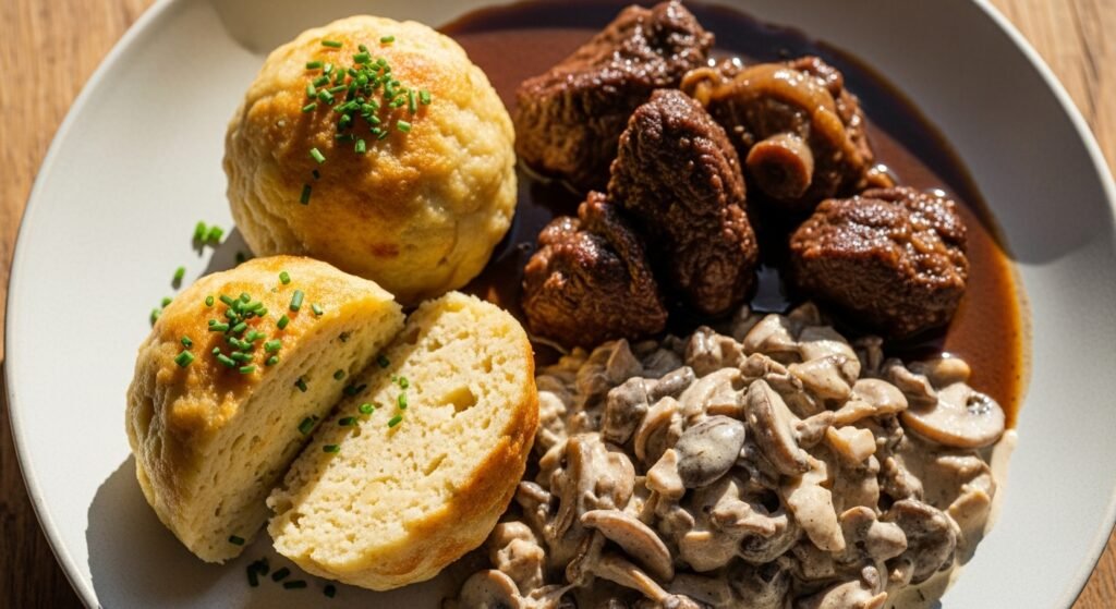 Austrian Bread Dumplings (Knödel‎) Recipe