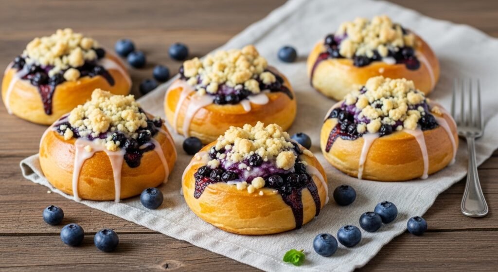 Jagodzianki (Polish Blueberry Buns)
Summer Blueberry Buns Tradition
