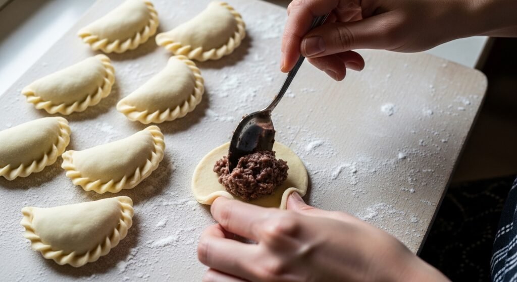 Lepienie pierogów krok po kroku