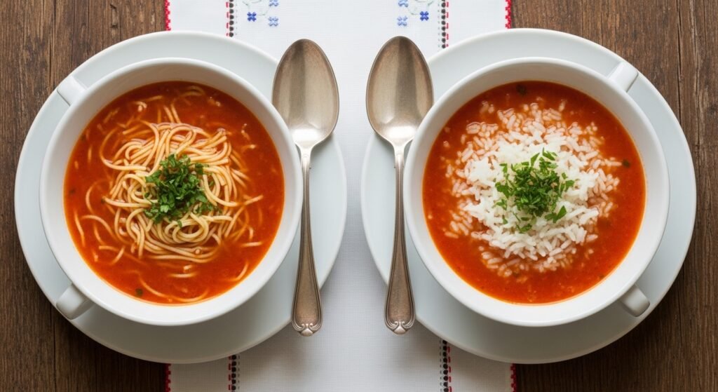 Pasta or Rice Debate / Serving Style