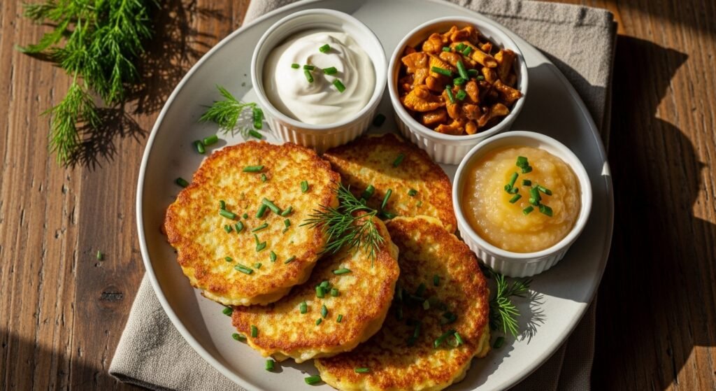 How to serve potato pancakes / Serving Suggestions
