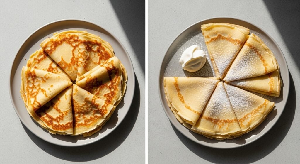 Polish naleśniki vs. French crêpes