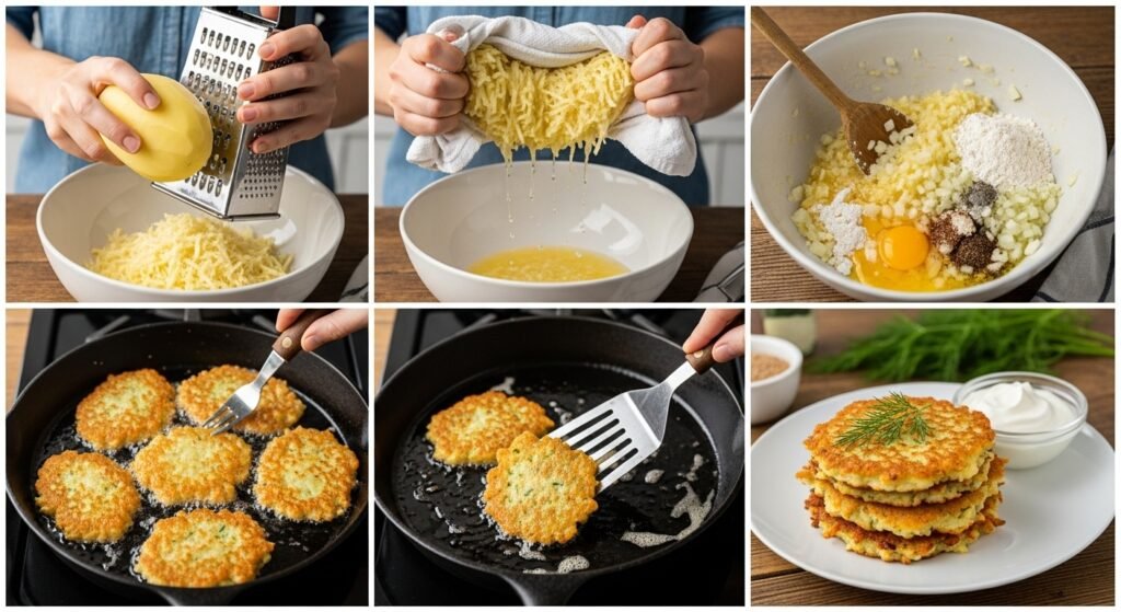 How to make Polish potato pancakes step by step / How Do You Make Polish Potato Pancakes?