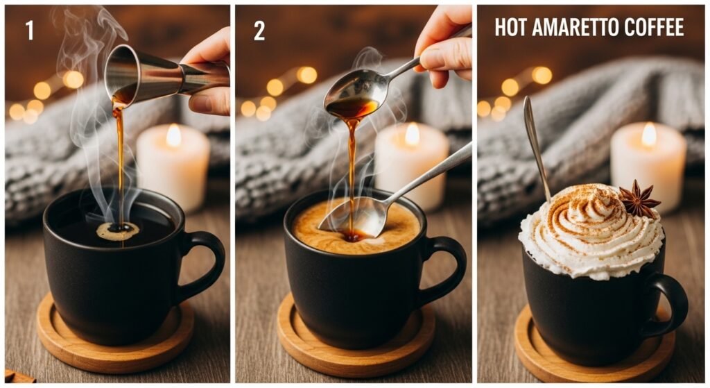 How To Make Hot Amaretto Coffee