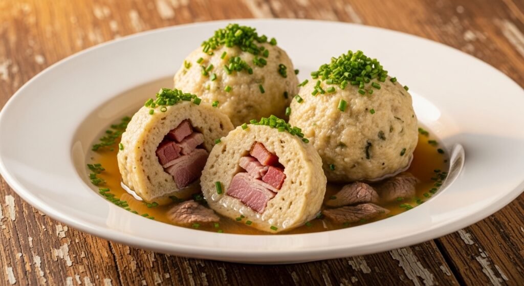 Tiroler Speckknödel (Austrian Speck Dumplings)
