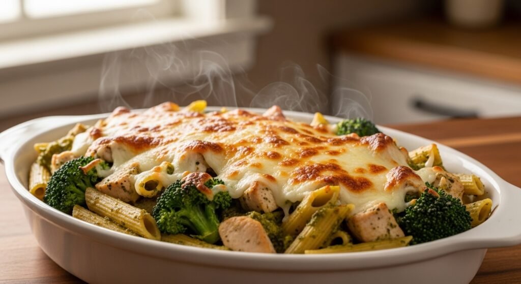 Pesto Chicken Casserole

Pesto Chicken Bake